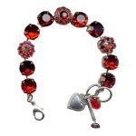 Mariana Bracelet Sophisticated Light Siam Austrian Crystals My Treasures Coll. - Image 3