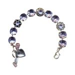 Mariana Bracelet Lovely Violet & Amber Austrian Crystals My Treasures Coll. - Image 2