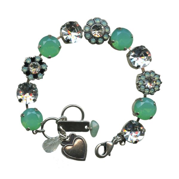 Mariana Bracelet Exquisite Pacific Opal & Clear Austrian Crystals My Treasures Coll.