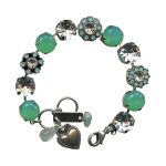 Mariana Bracelet Exquisite Pacific Opal & Clear Austrian Crystals My Treasures Coll. - Image 2