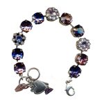 Mariana Bracelet Sophisticated Purple, Tanzanite, & Vintage Rose Austrian Crystals My Treasures Coll.
