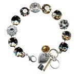 Mariana Bracelet Soulful Black Diamond, Jet, Clear & Jet Hematite Austrian Crystals Inspiration Coll. - Image 3