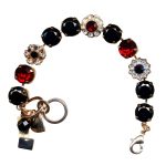 Mariana Bracelet Sophisticated Jet Black, Siam, & Clear Austrian Crystals My Treasures Coll. - Image 3