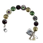 Bracelet By Mariana Woman Elegant Amethyst, Jonquil and Peridot Swarovski Crystals - Image 2