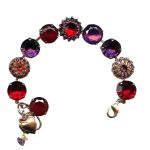 Mariana Bracelet Exude Elegance Metsunshine, Ruby, Siam, Coral, Amethyst, & Peach Austrian Crystals My Treasures Coll. - Image 3