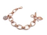 Bracelet By Mariana Woman Floral Encrusted Clear Swarovski Crystals - Image 2