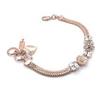 Bracelet By Mariana Woman Glamorous Princess and Flower Shape Clear Swarovski Crystals - Image 2
