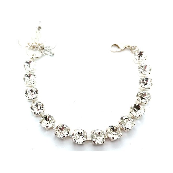 Bracelet By Mariana Timeless Clear Swarovski Crystals My Treasures Coll.