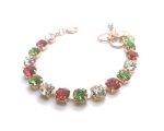 Mariana Bracelet Adorable Chrysolite, Rose, & Clear Austrian Crystals My Treasures Coll. - Image 2