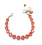 Bracelet By Mariana Woman Sassy Mandarin Delite Swarovski Crystals
