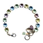 Mariana Bracelet Sassy Jonquil, Aquamarine, Peridot, & Lt Amethyst Austrian Crystals My Treasures Coll. - Image 3