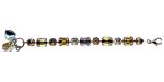 Mariana Bracelet Elegant Golden Shadow, Lt Smoked Topaz, & Lt Peach Austrian Crystals Meadow Brown My Butterfly Coll.