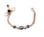 Bracelet By Mariana Woman Shimmering Hematite and Jet Swarovski Crystals - Image 3