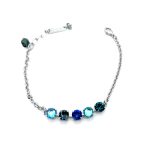 Bracelet By Mariana Sun-Kissed Ocean and Sapphire Swarovski Crystals