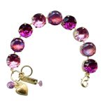 Mariana Bracelet Sophisticated Indian Pink, Lt Rose, & Peach Austrian Crystals Sorbet Sweet Summer Coll. - Image 3