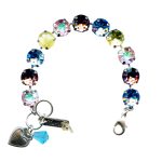 Mariana Bracelet Glitzy AB, Vintage Rose, Aquamarine, & Yellow Austrian Crystals Coco Icons Coll.