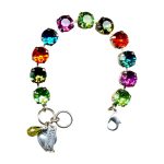 Mariana Bracelet Beautiful Greens, Hyacinth, Blue Zircon, & Fuchsia Austrian Crystals Tiger Lily Icons Coll. - Image 3