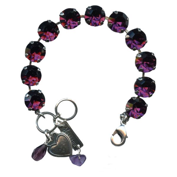 Mariana Bracelet Simply Elegant Amethyst Austrian Crystals My Treasures Coll.