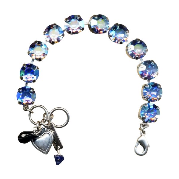 Mariana Bracelet Gorgeous Lt.Sapphire AB Austrian Crystals My Treasures Coll.