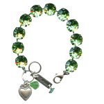 Bracelet By Mariana Woman Timeless Peridot Swarovski Crystals - Image 2
