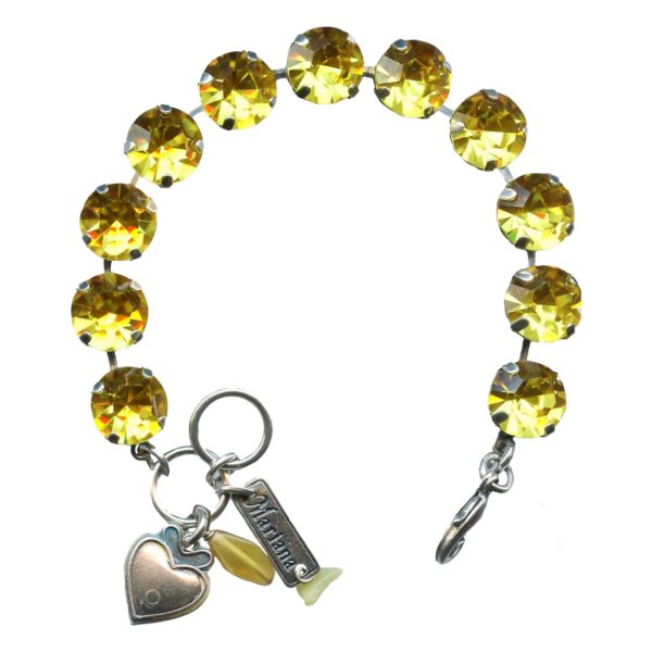 Mariana Bracelet Sassy Citrine Austrian Crystals My Treasures Coll.