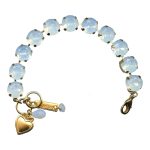 Mariana Bracelet Timeless White Opal Austrian Crystals My Treasures Coll. - Image 2