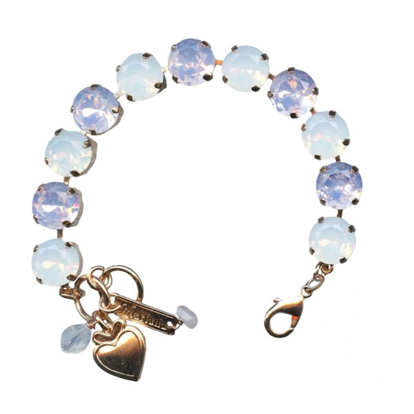 Mariana Bracelet Exquisite Rose Opal & White Opal Austrian Crystals My Treasures Coll.