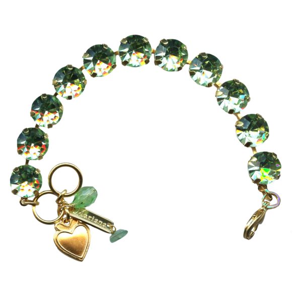 Mariana Bracelet Charming Chrysolite Austrian Crystals My Treasures Coll.