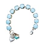 Mariana Bracelet Preppy Turquoise Austrian Crystals My Treasures Coll. - Image 3
