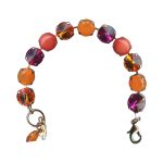 Mariana Bracelet Sophisticated Hyacinth, Orange Opal, & Fuchsia Austrian Crystals Lady Marmalade Songbook Coll. - Image 3