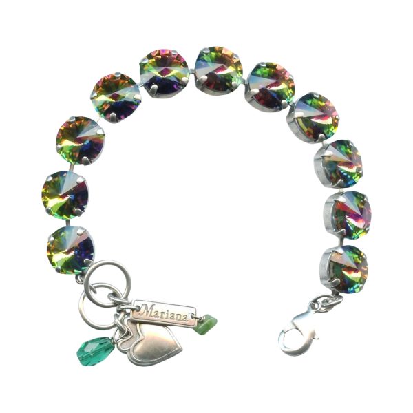 Bracelet By Mariana Woman Shimmering Vitrail Medium Swarovski Crystals