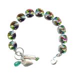 Bracelet By Mariana Woman Shimmering Vitrail Medium Swarovski Crystals - Image 2