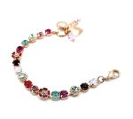 Bracelet By Mariana Woman Sassy Pinks and Laguna Delite Swarovski Crystals - Image 2