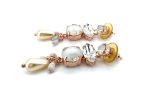 Mariana Earrings Classy Cream Pearl, White Opal, & Clear Austrian Crystals Sweet Summer Coll. - Image 2