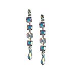 Mariana Earrings Glitzy Multi Tier Dangling Aurora Borealis Austrian Crystals My Treasures Coll. - Image 3