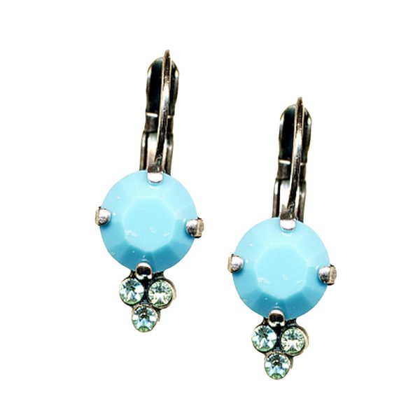 Mariana Earrings Charming Turquoise & Aquamarine Austrian Crystals My Treasures Coll.