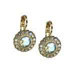 Mariana Earrings Glitzy Floral Moonlight & Clear Austrian Crystals My Treasures Coll.
