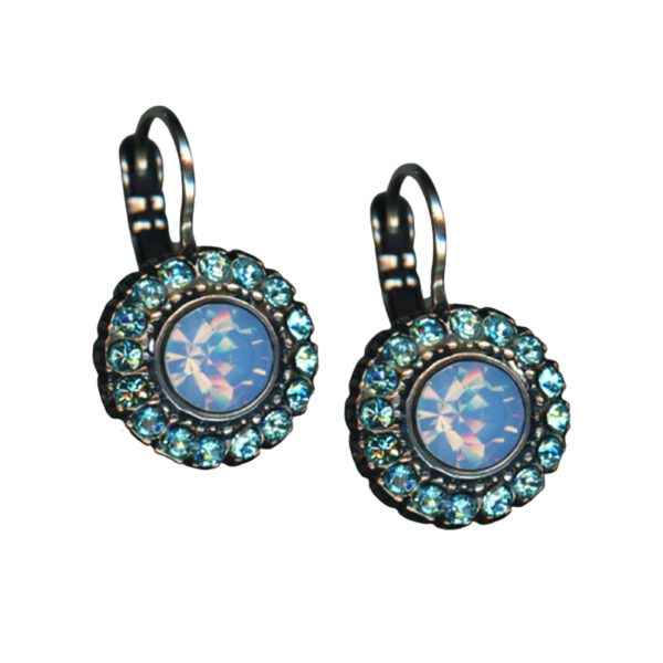 Mariana Earrings Gorgeous Blue Opal & Aquamarine Austrian Crystals My Treasures Coll.