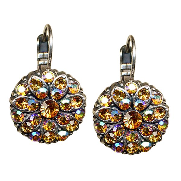 Mariana Earrings Simply Elegant Topaz Austrian Crystals My Treasures Coll.