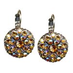 Mariana Earrings Simply Elegant Topaz Austrian Crystals My Treasures Coll. - Image 2