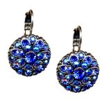 Earrings By Mariana My Treasures Coll. Sophisticated Sapphire Swarovski Crystals - Image 3