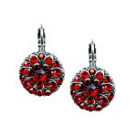 Mariana Earrings Guardian Angel in Siam & Lt Siam Austrian Crystals My Treasures Coll. - Image 2