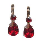Earrings By Mariana Woman Stunning Siam Swarovski Crystals - Image 2