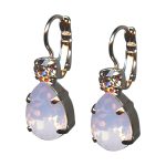 Mariana Earrings Lovely Rose Opal & Vintage Rose Austrian Crystals Antigua Caribbean Life Coll. - Image 3