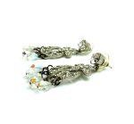 Mariana Earrings Boho Gypsy Clear Austrian Crystals My Treasures Coll. - Image 2