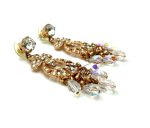 Mariana Earrings Shimmering Aurora Boreale & Clear Austrian Crystals My Treasures Coll. - Image 3