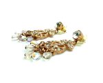 Mariana Earrings Shimmering Aurora Boreale & Clear Austrian Crystals My Treasures Coll. - Image 2