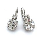 Earrings By Mariana My Treasures Coll. Simply Elegant Clear Swarovski Crystals