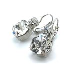 Earrings By Mariana My Treasures Coll. Simply Elegant Clear Swarovski Crystals - Image 2