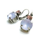 Mariana Earrings Charming Cyclamen Opal & Lt Peach Austrian Crystals My Treasures Coll. - Image 2